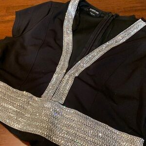 Absolutely stunning size  M , sexy black BeBe dress with sparkly application ❤️